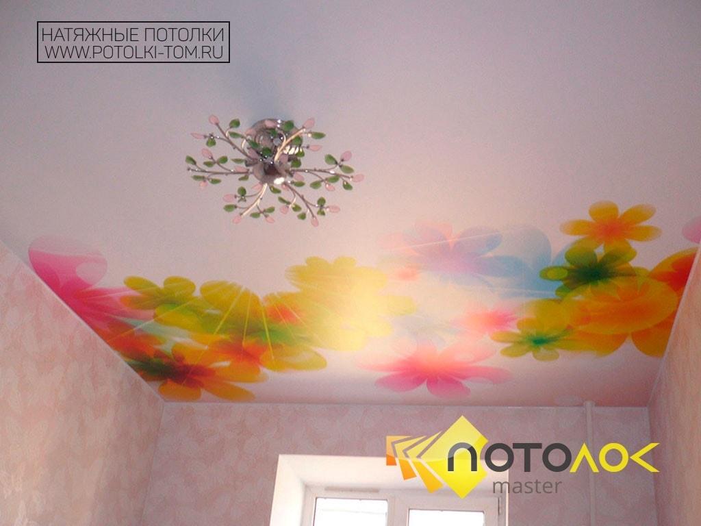 Натяжные потолки в детскую фото наших работ, компания производитель Потолок Мастер.