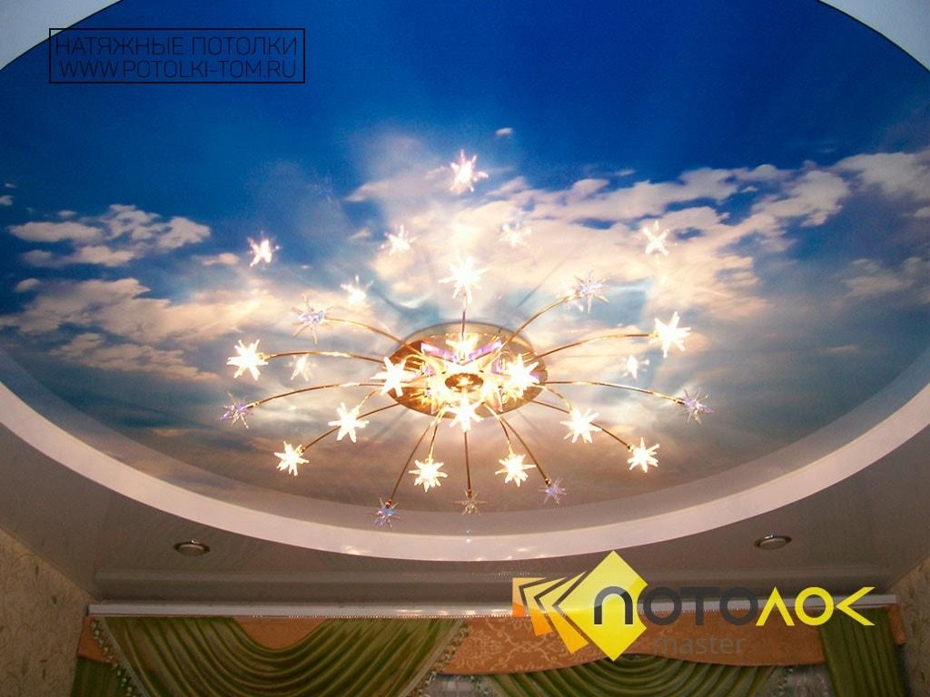 Фотопечать на потолке стоимость . Рассчитать стоимость натяжного потолка.