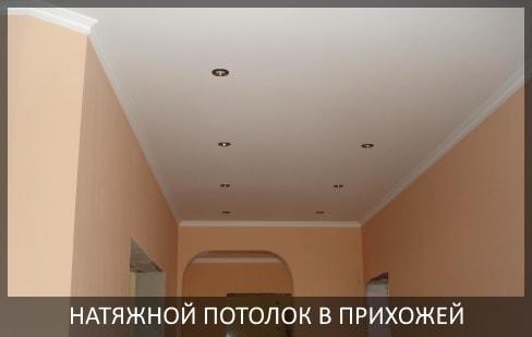 Натяжные потолки в прихожей фото цены от компании - Потолок Мастер. Заказать натяжные потолки в прихожую, коридор по выгодной цене.
